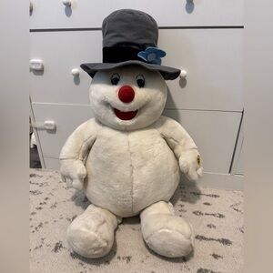 Tall Singing Frosty The Snowman Plush Stuffy , about 22” when sitting